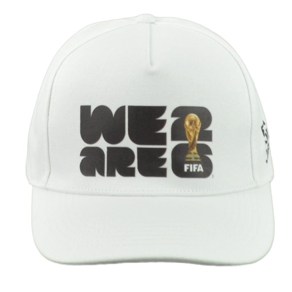 2026 FIFA World Cup White CAN MEX USA We Are 26 Curved Bill Soccer Hat Cap