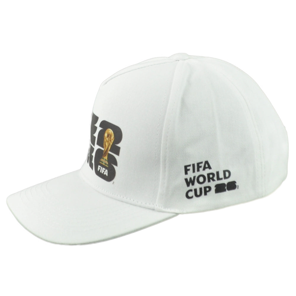 2026 FIFA World Cup White CAN MEX USA We Are 26 Curved Bill Soccer Hat Cap