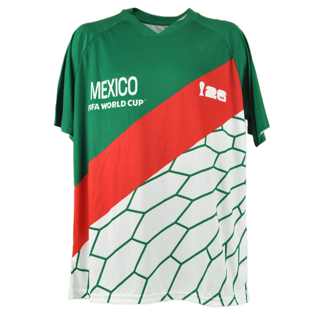 Mexico World Cup 2026 Country Short Sleeve V-Neck Soccer Futbol Jersey