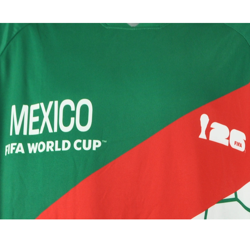 Mexico World Cup 2026 Country Short Sleeve V-Neck Soccer Futbol Jersey