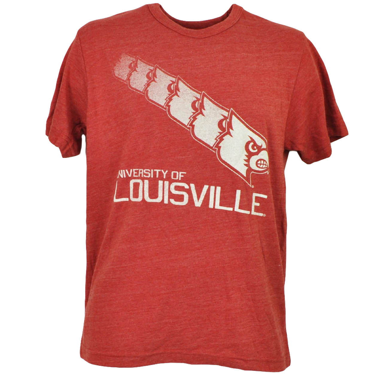 NCAA Louisville Cardinals Repeat Logo Tshirt Tee Short Sleeve Mens Red Sports