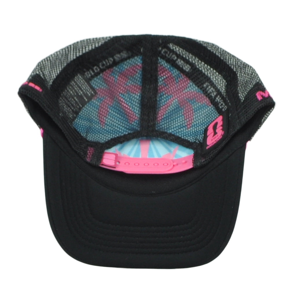 2026 FIFA World Cup Foam Trucker Cord We Are 26 Miami Black Snapback Hat Cap