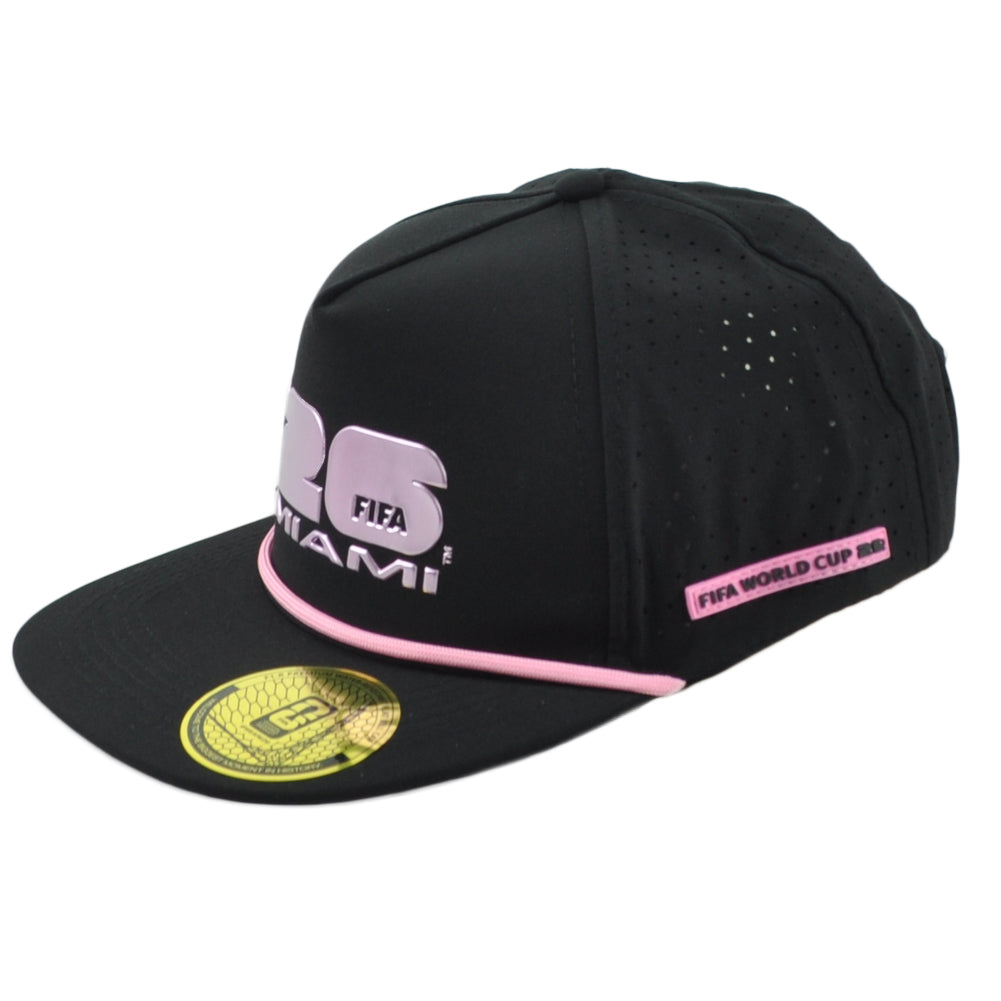 2026 FIFA World Cup Trucker We are Miami Black Water Resistant Soccer Hat Cap
