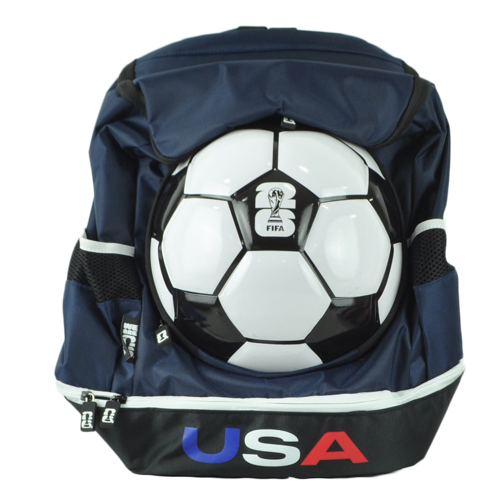 Fifa World Cup 2026 USA United States Trophy Backpack Mochila Soccer Ball Sports