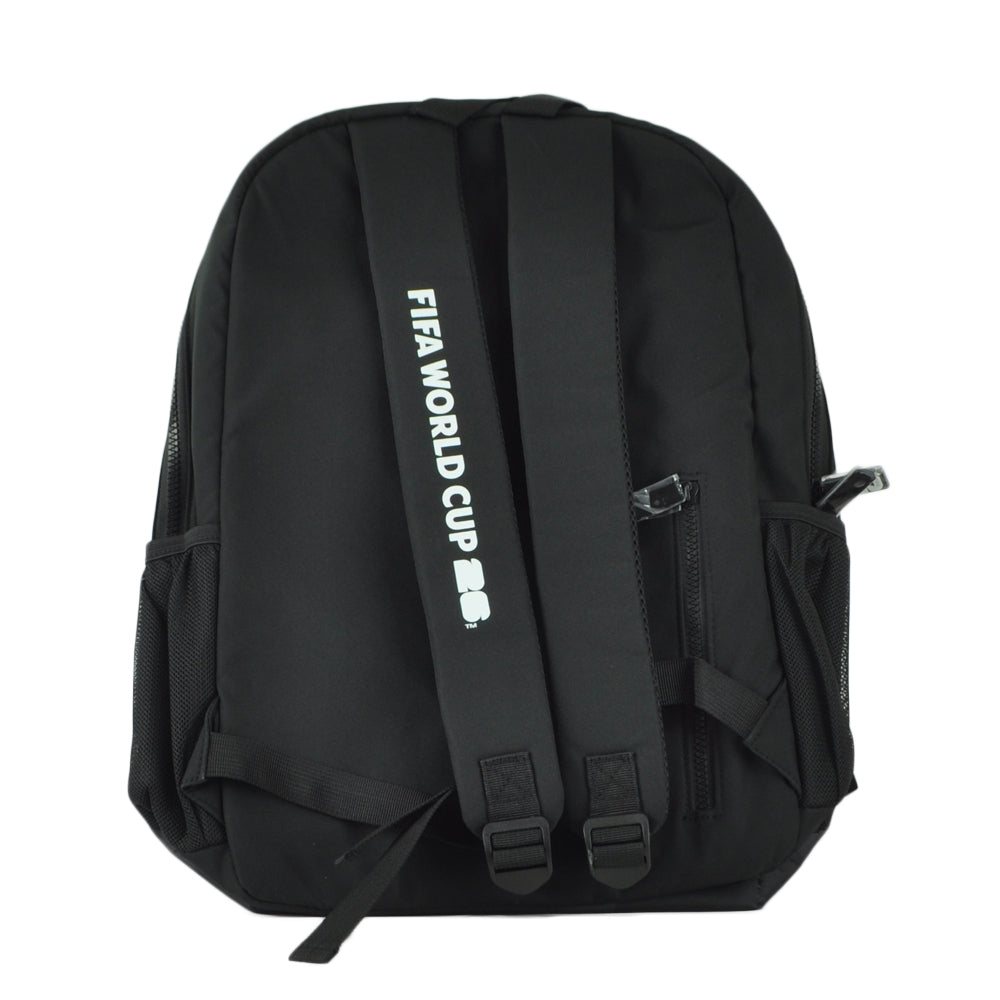 Fifa World Cup 2026 Trophy Backpack Mochila Book Bag Soccer Black Game Sports