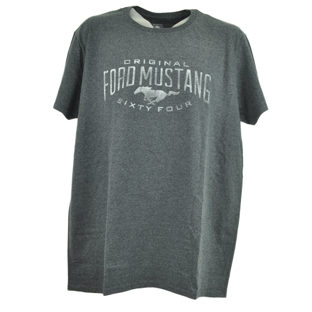 Original Ford Mustang Sixty Four Car Vintage Charcoal Adult Men Tshirt Tee