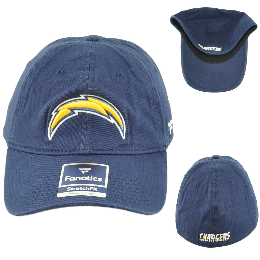 NFL Los Angeles Chargers Blue Adults Flex Fit Stretch Medium/Large M/L Hat Cap