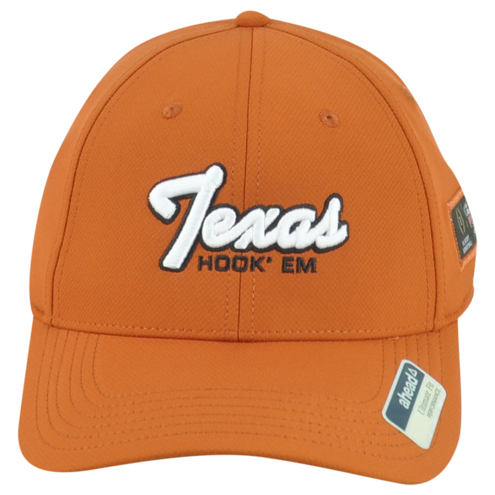NCAA Ahead Texas Longhorns Hook' Em Playoff Adult Performance Adjustable Hat Cap