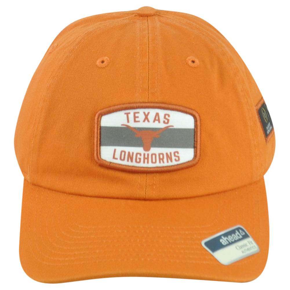 NCAA Ahead Texas Longhorns Playoff Authentics Adjustable Adults Orange Hat Cap