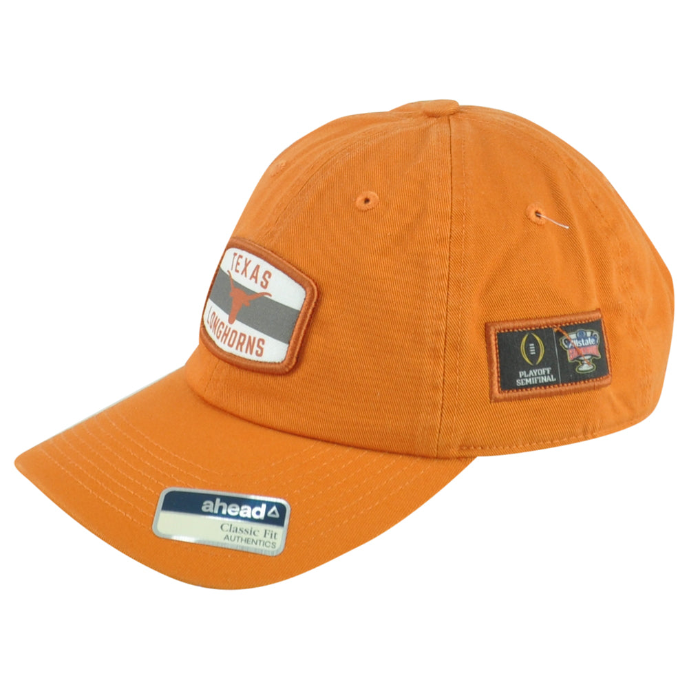 NCAA Ahead Texas Longhorns Playoff Authentics Adjustable Adults Orange Hat Cap