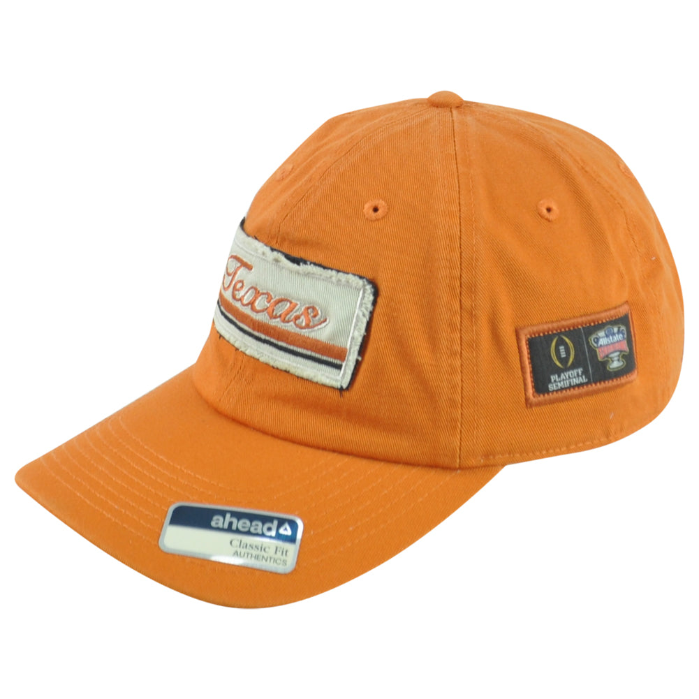 NCAA Ahead Texas Longhorns Playoff Patch Authentics Adjustable Adults Hat Cap