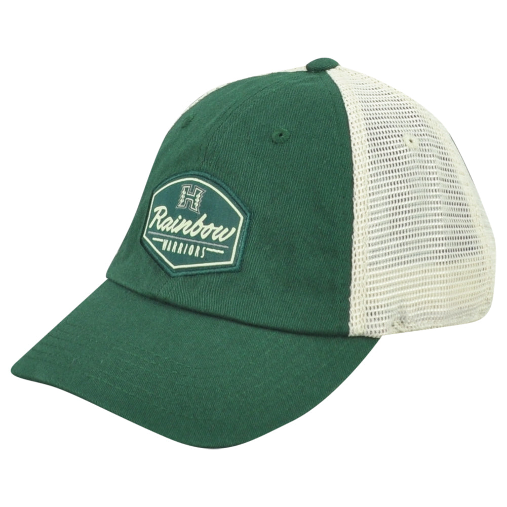 NCAA Captivating Hawaii Rainbow Warriors Trucker Mesh Snapback Adults Hat Cap