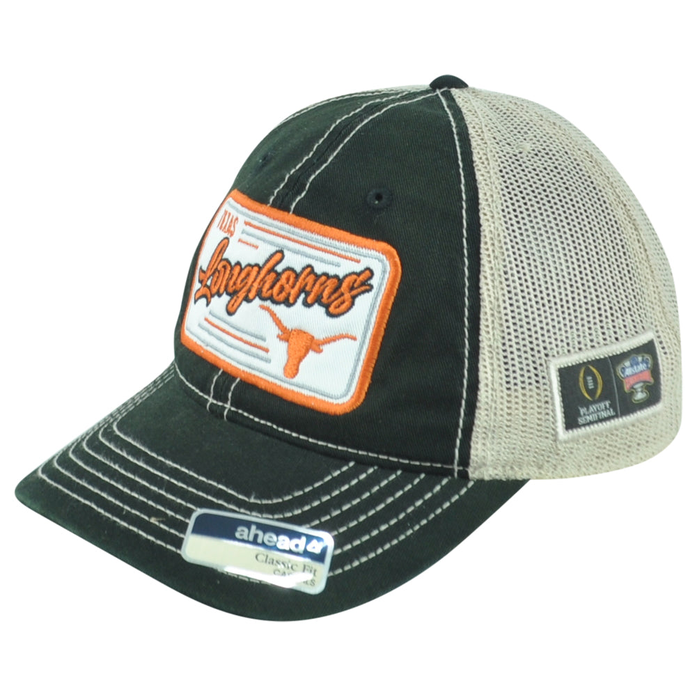 NCAA Ahead Texas Longhorns Playoff Relaxed Trucker Mesh Adjustable Adult Hat Cap