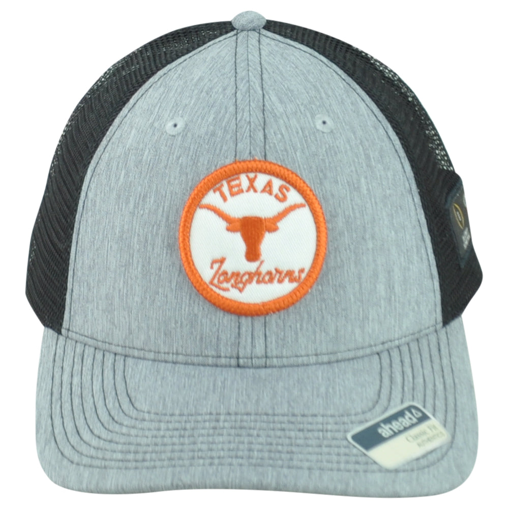 NCAA Ahead Texas Longhorns Playoff Trucker Mesh Snapback Two Colors Men Hat Cap