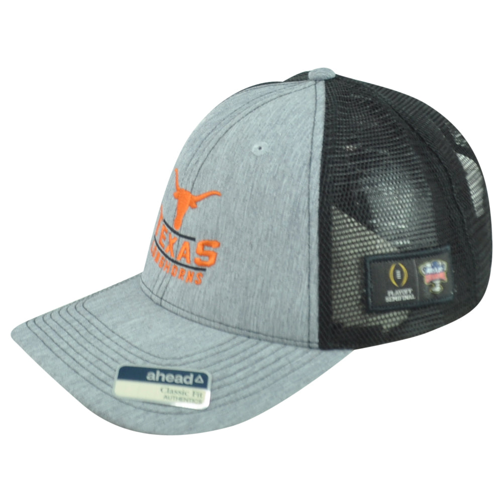 NCAA Ahead Texas Longhorns Playoff Semifinal Trucker Mesh Snapback Adult Hat Cap