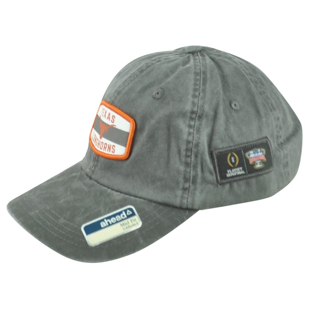 NCAA Ahead Texas Longhorns Playoff Semifinal Mid Fit Adjustable Adults Hat Cap