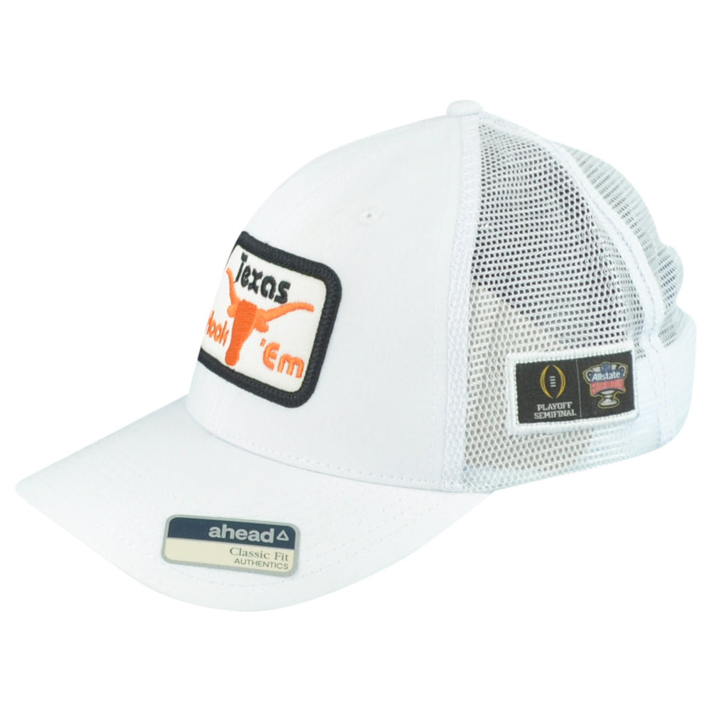 NCAA Ahead Texas Longhorns Playoff Trucker Mesh Snapback Classic Adults Hat Cap