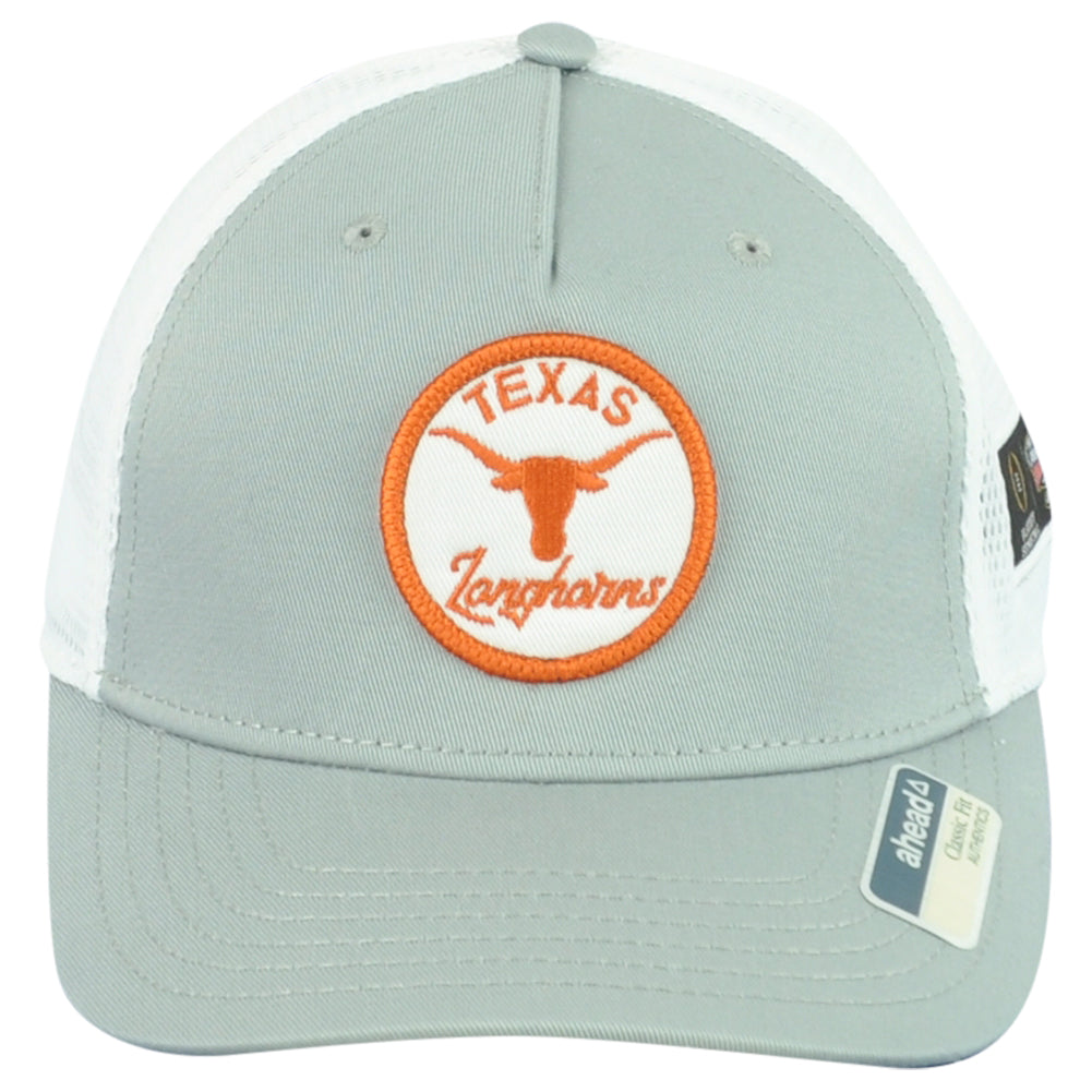 NCAA Ahead Texas Longhorns Playoff Trucker Mesh Classic Fit Adjustable Hat Cap