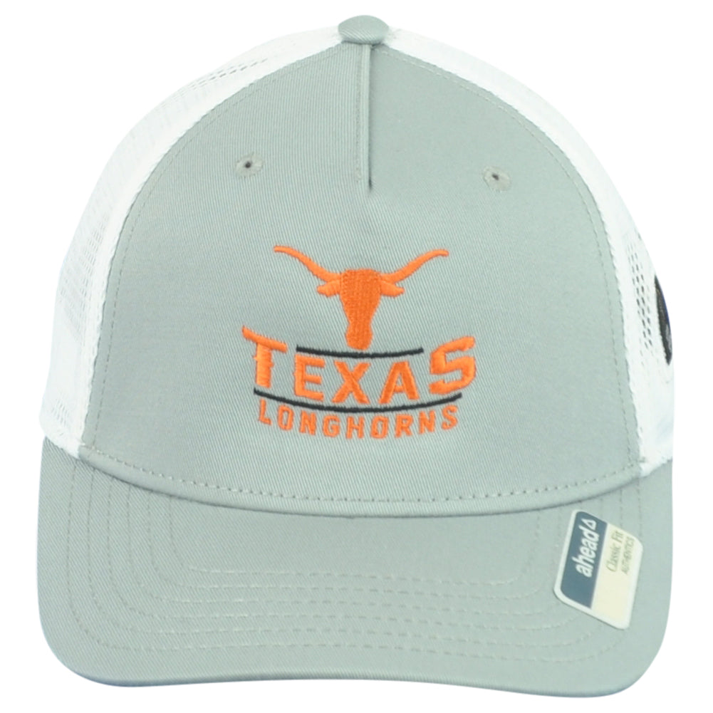 NCAA Ahead Texas Longhorns Playoff Trucker Mesh Classic Fit Curved Bill Hat Cap