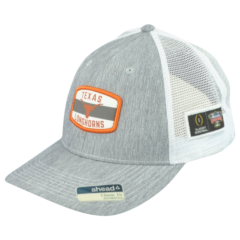 NCAA Ahead Texas Longhorns Playoff Trucker Mesh Authentics Adjustable Hat Cap