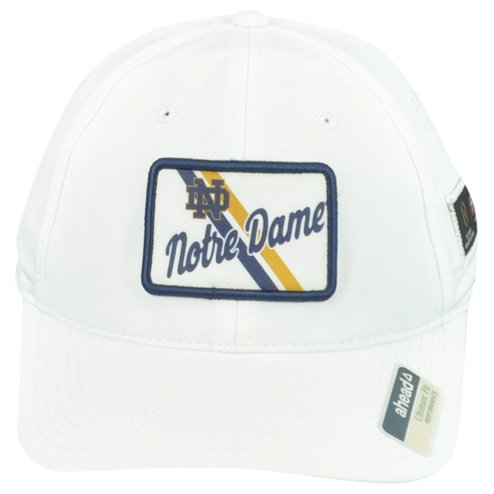 NCAA Ahead Notre Dame Fightin' Irish Playoff White Adjustable Men Adults Hat Cap