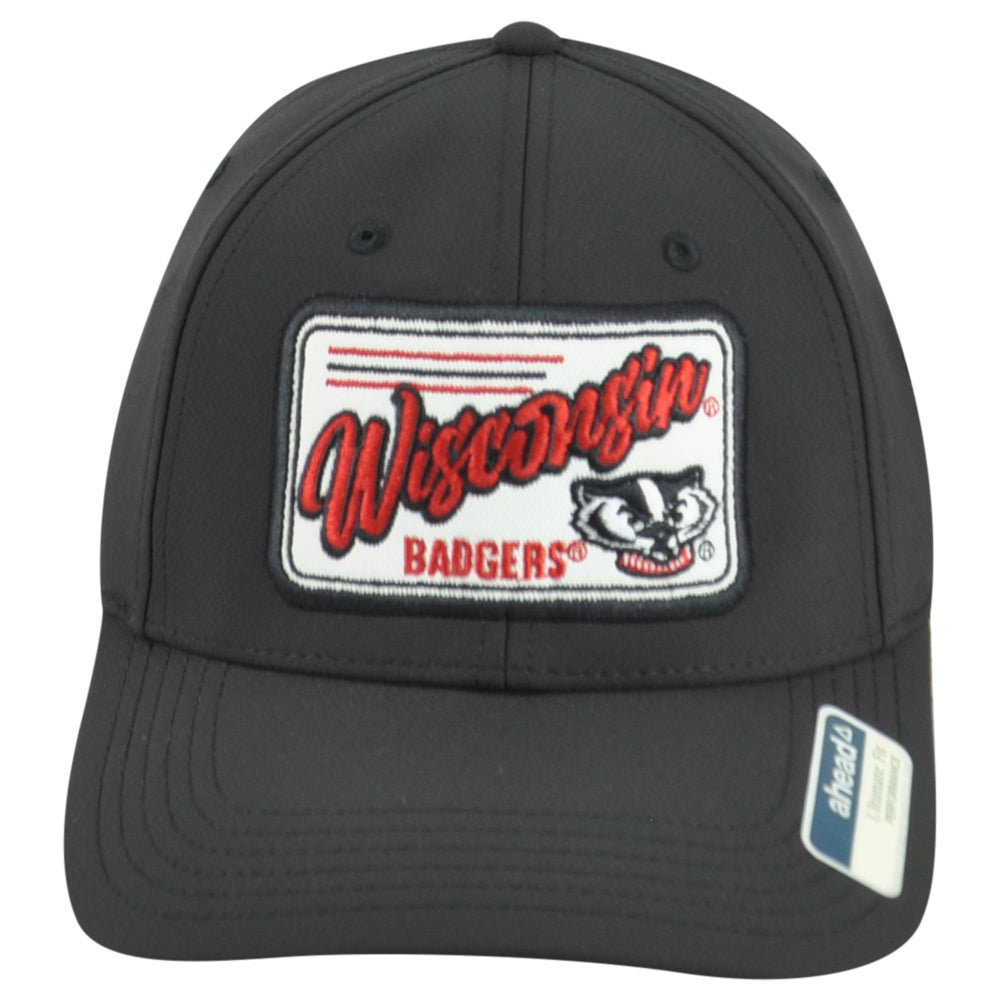 NCAA Ahead Wisconsin Badgers Reliaquest Bowl Ultimate Curved Bill Men Hat Cap