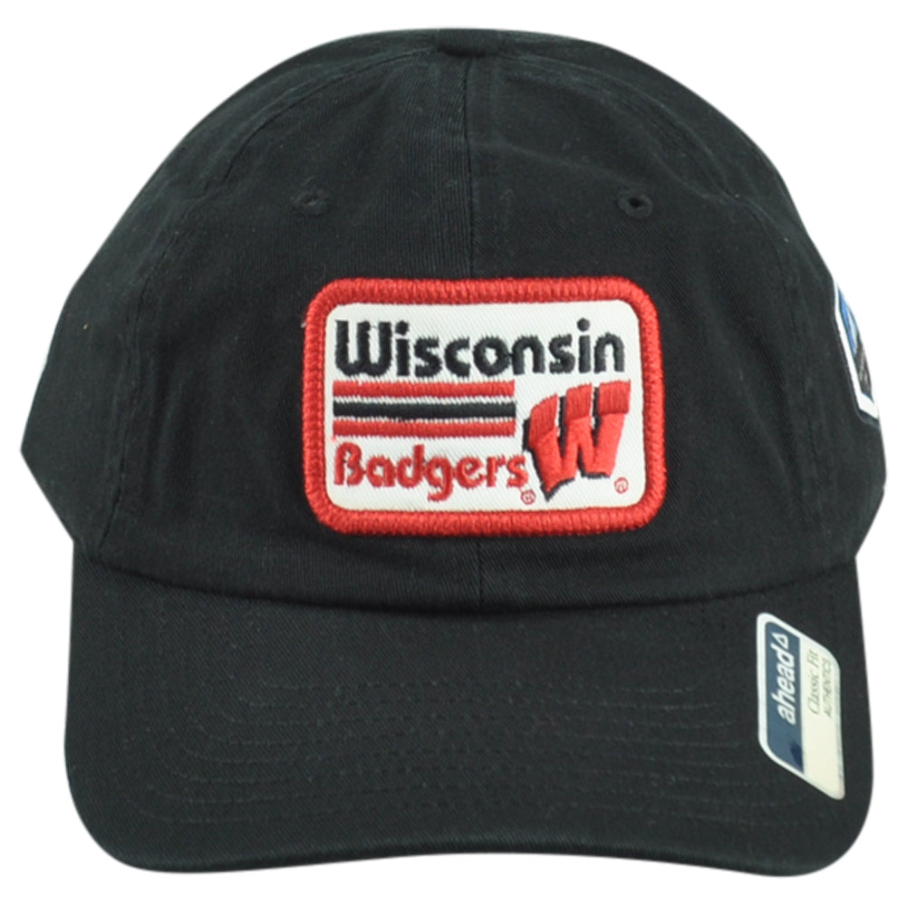 NCAA Ahead Wisconsin Badgers Reliaquest Bowl Classic Fit Curved Bill Men Hat Cap