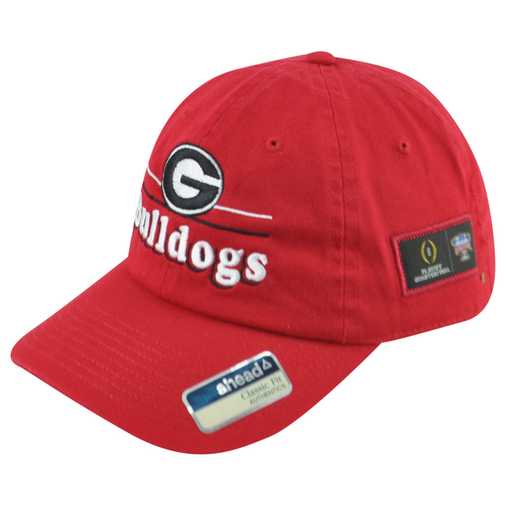 NCAA Ahead Georgia Bulldogs Playoff Adjustable Classic Fit Adults Men Hat Cap