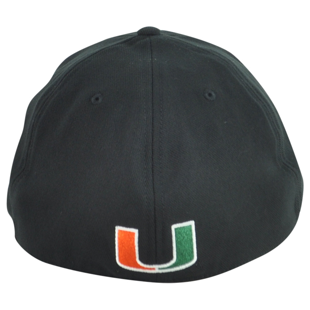 NCAA Adidas Miami Hurricanes All About U Flex Fit Large/X-Large Adults Hat Cap
