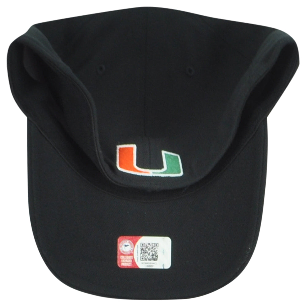 NCAA Adidas Miami Hurricanes All About U Flex Fit Large/X-Large Adults Hat Cap