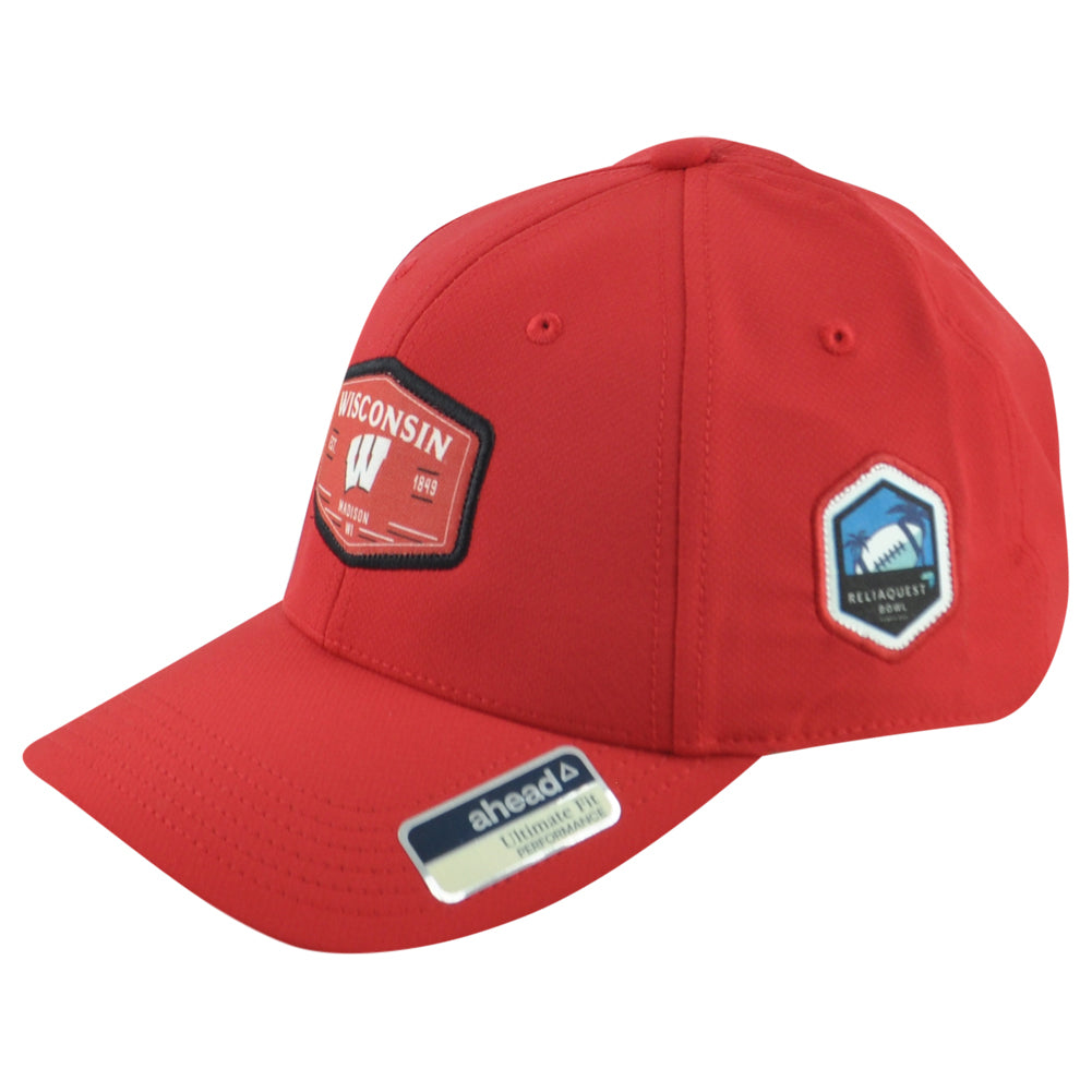 NCAA Ahead Wisconsin Badgers Reliaquest Bowl Ultimate Men Adjustable Hat Cap