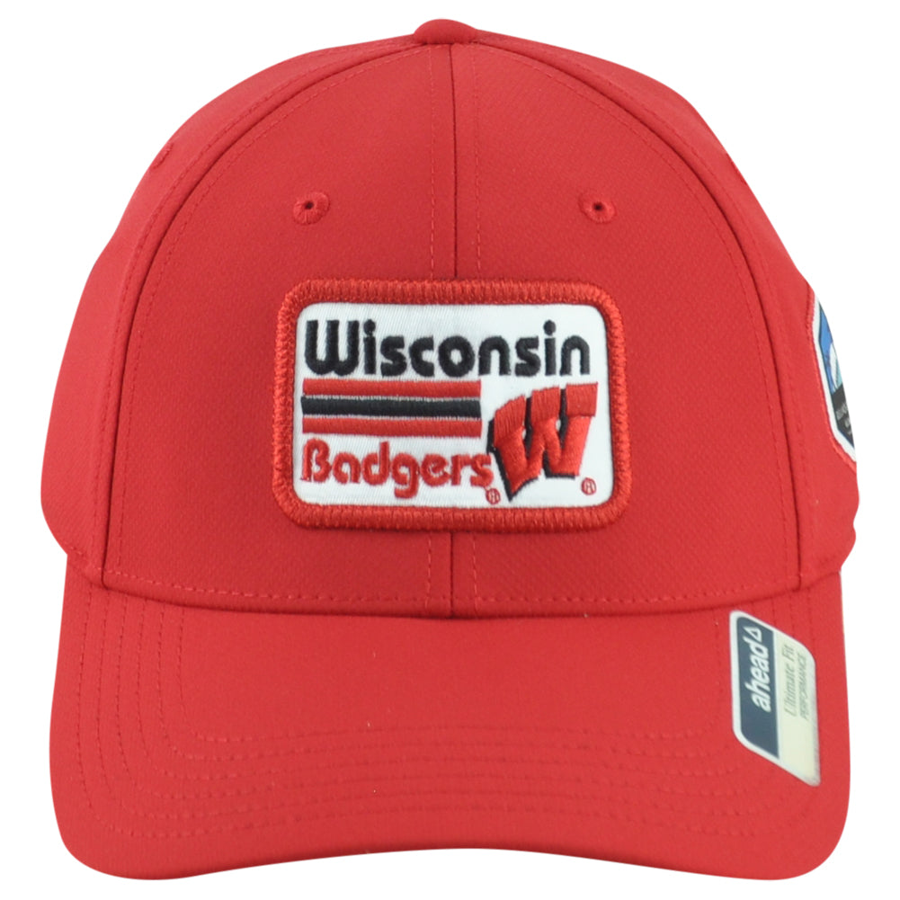 NCAA Ahead Wisconsin Badgers Reliaquest Bowl Red Adults Men Ultimate Fit Hat Cap