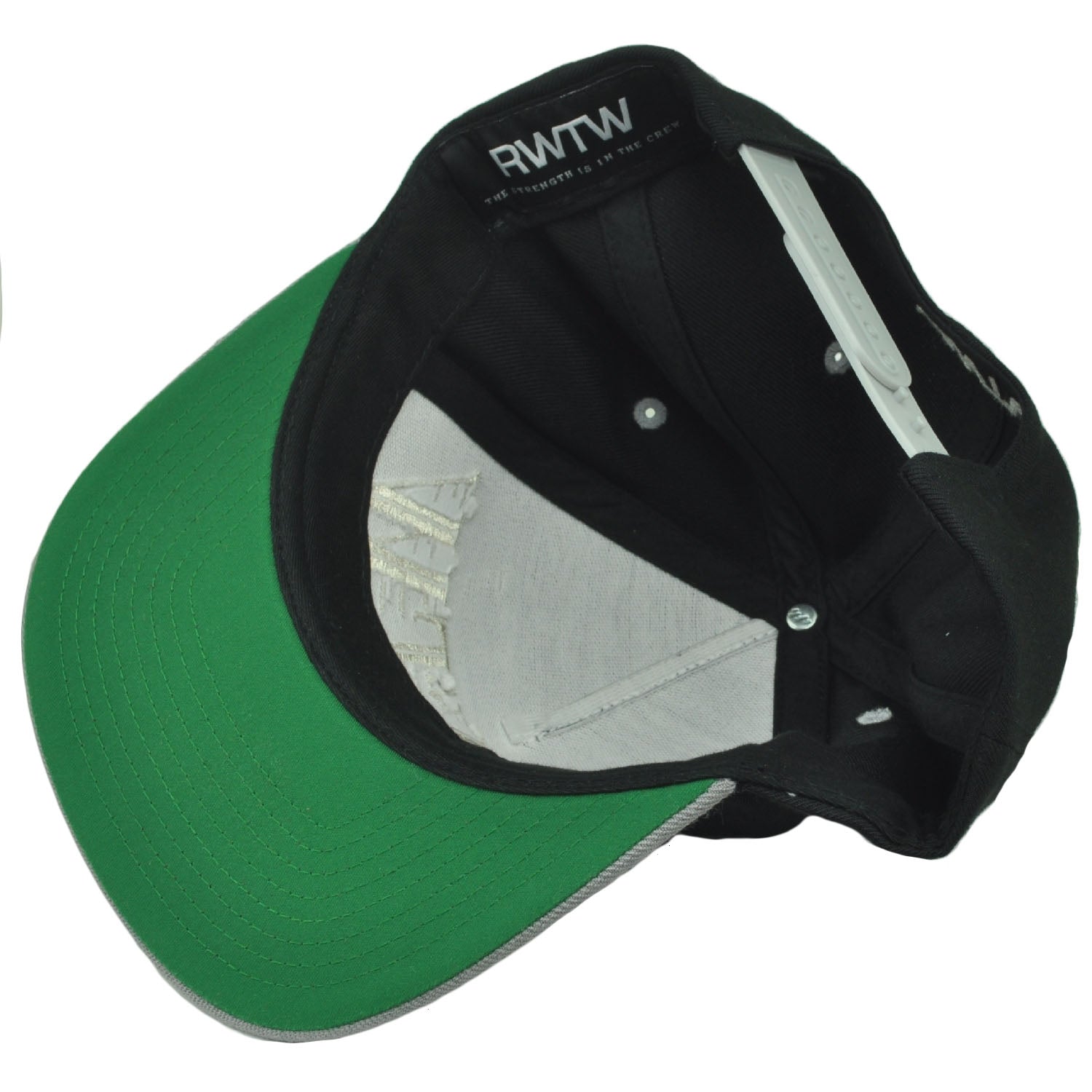 RWTW Logo Roll With The Winners Snapback Flat Bill Black Hat Cap Brand Wining