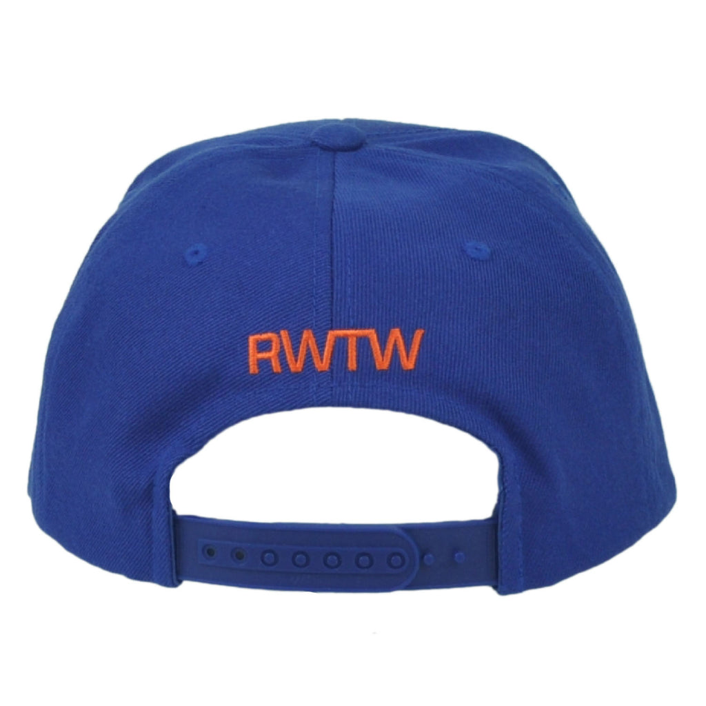 RWTW Logo Roll With The Winner New York Blue Orange Snapback Hat Cap Wining NY
