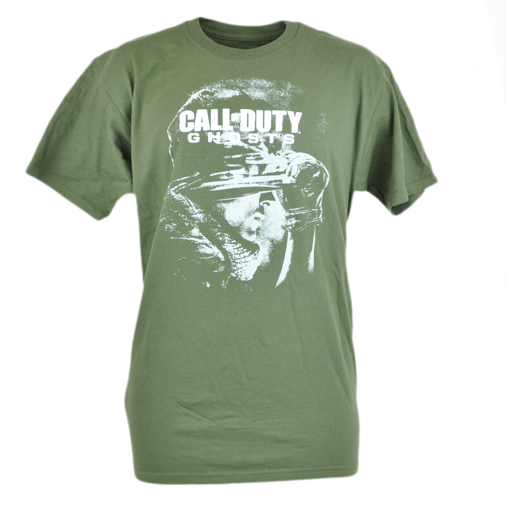 Call of Duty Ghosts Soldier Outline Action Video Game Tshirt Graphic Tee