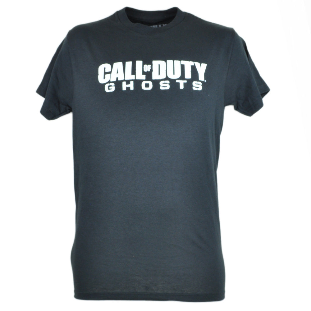Call of Duty Ghosts Logo Premium Action Video Game Black Tshirt Mens Tee