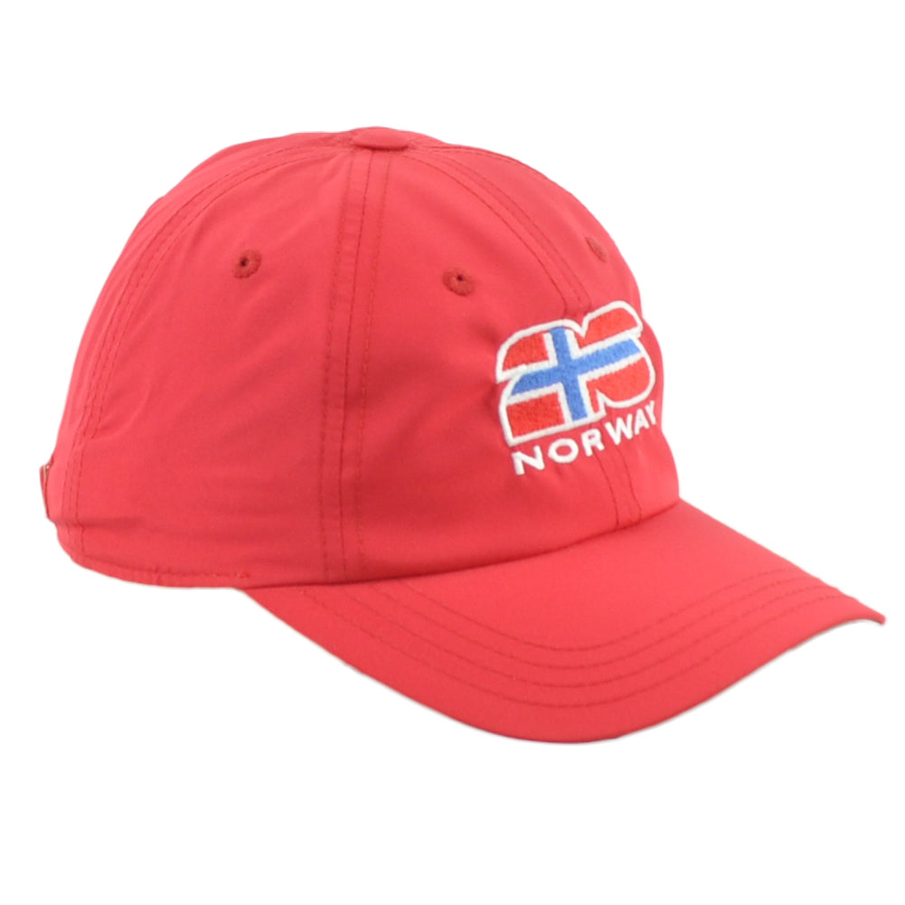 Norway Country Soccer Futbol Curved Bill Clip Buckle Red World Cup 26 Hat Cap