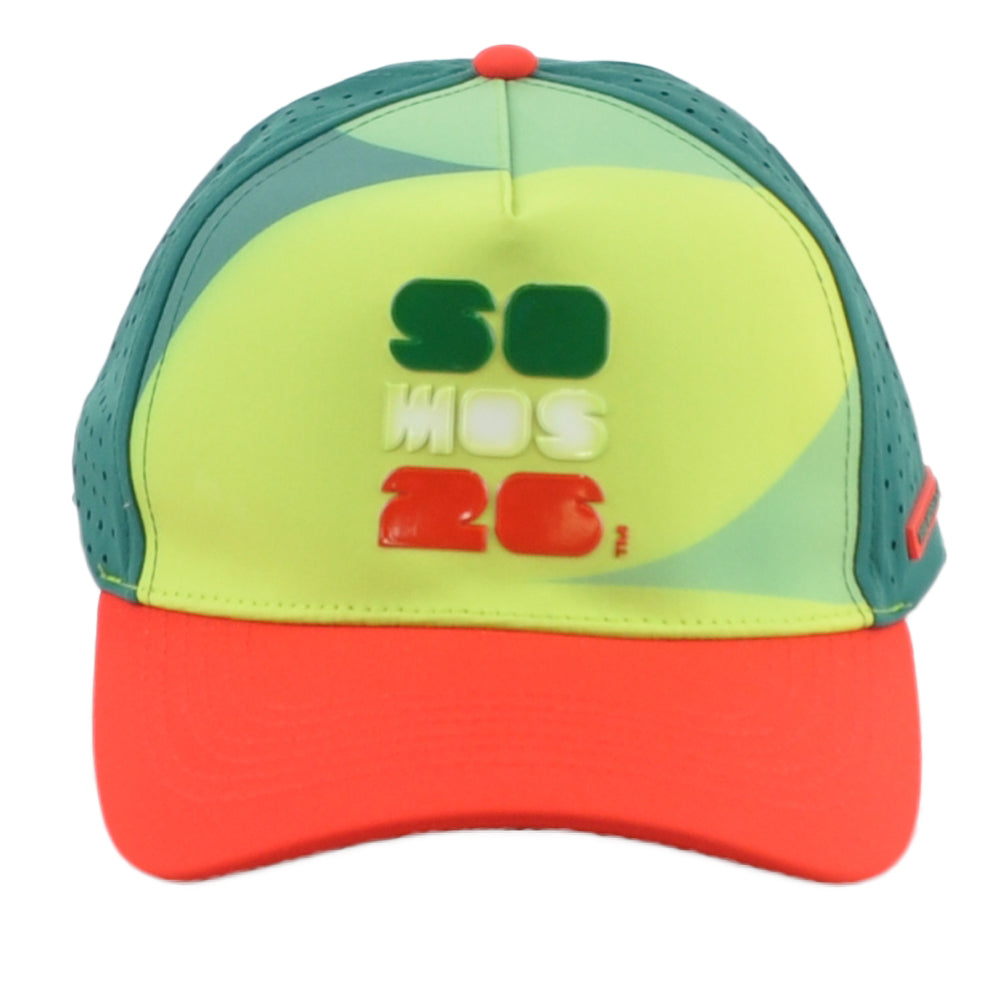 2026 FIFA World Cup Trucker CAN MEX USA Somos 26 Water Resistant Soccer Hat Cap