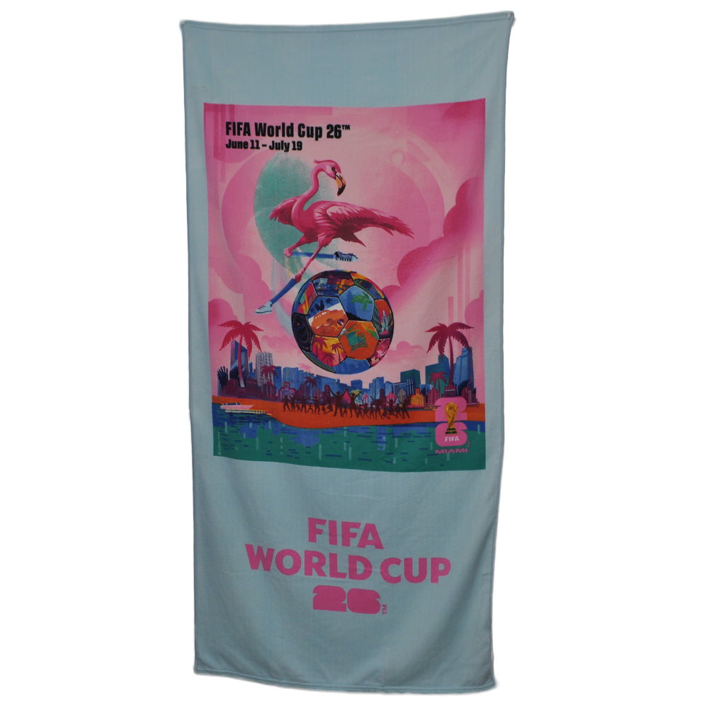 2026 Officially Licensed FIFA World Cup Colorful Towel 30x60 Soccer Futbol