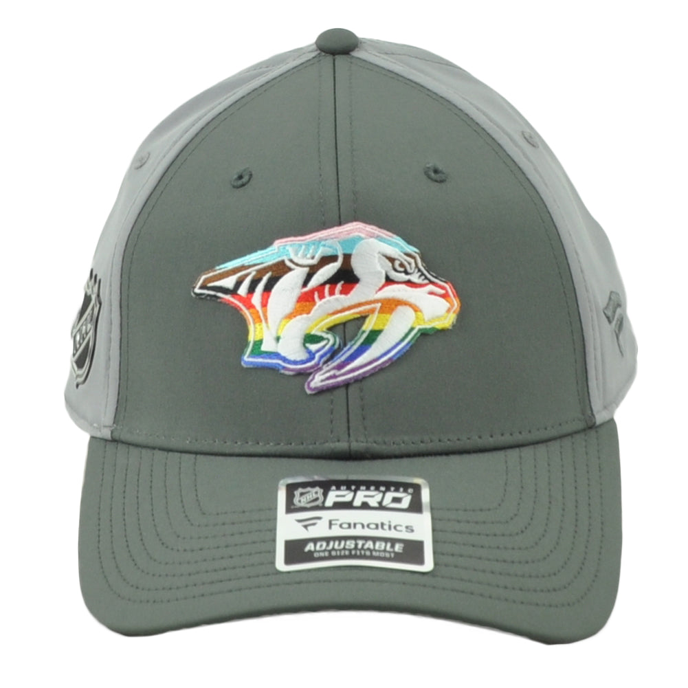 NHL Fanatics Authentic Pro Nashville Predators Pride Night Snapback Men Hat Cap