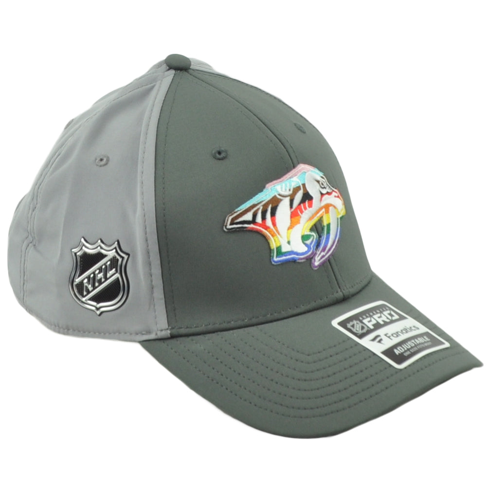 NHL Fanatics Authentic Pro Nashville Predators Pride Night Snapback Men Hat Cap