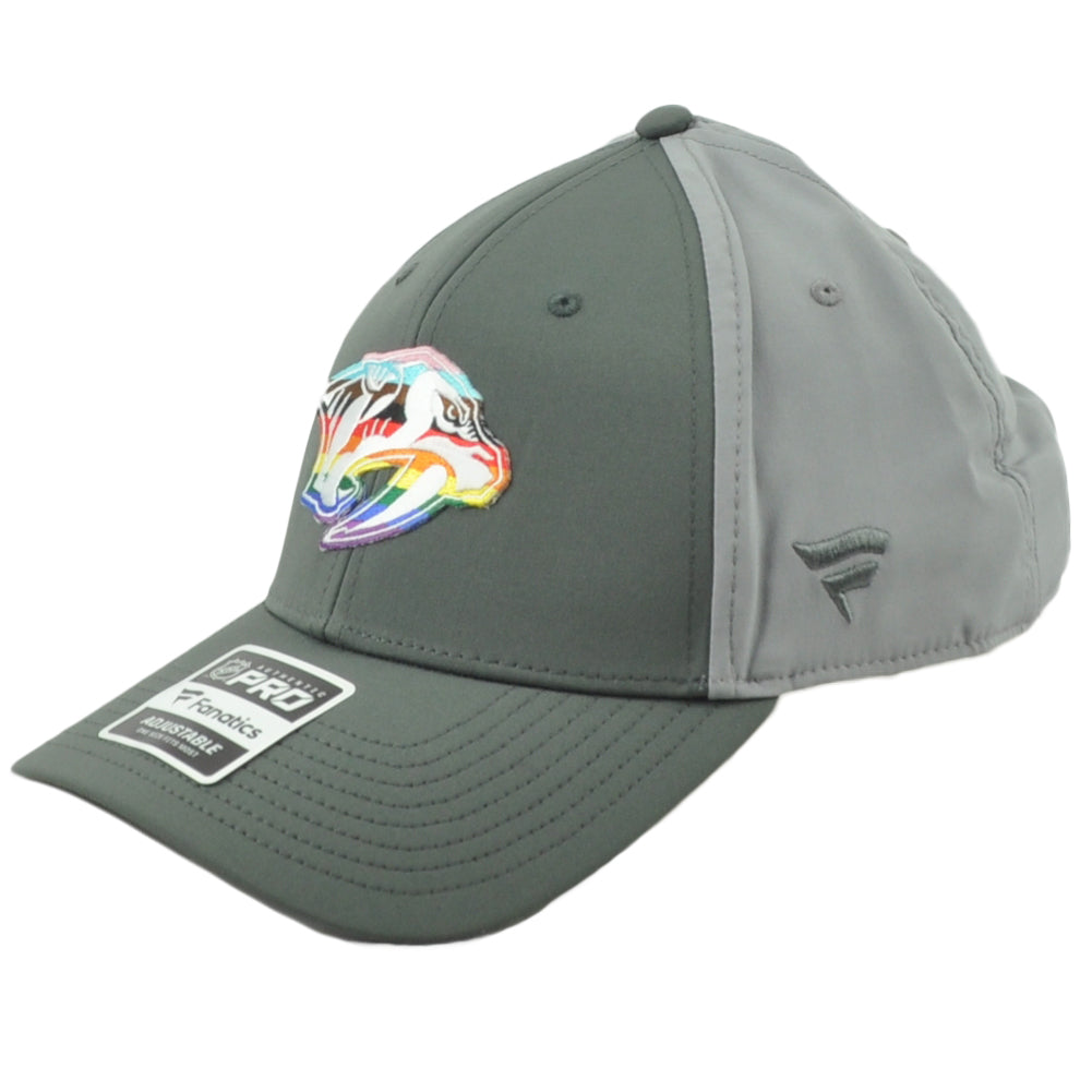 NHL Fanatics Authentic Pro Nashville Predators Pride Night Snapback Men Hat Cap