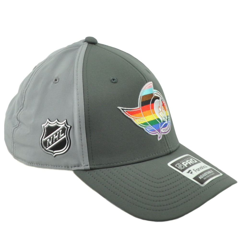 NHL Fanatics Authentic Pro Ottawa Senators Pride Night Snapback Adults Hat Cap