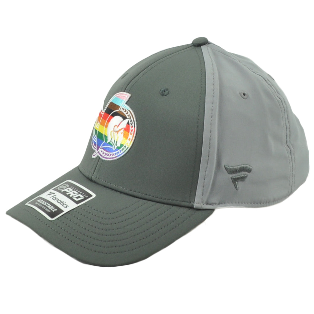 NHL Fanatics Authentic Pro Ottawa Senators Pride Night Snapback Adults Hat Cap
