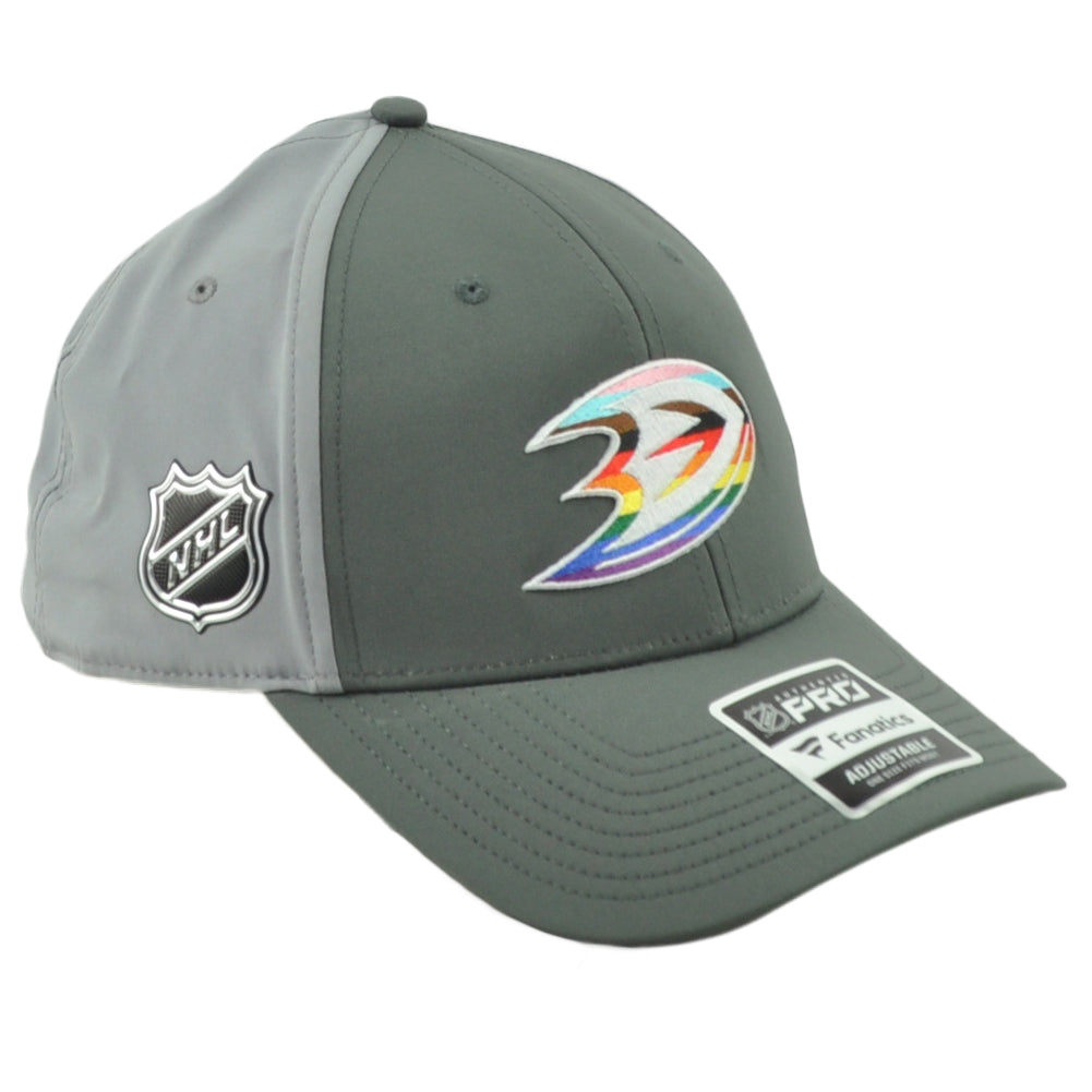 NHL Fanatics Authentic Pro Anaheim Ducks Adults Pride Night Snapback Hat Cap