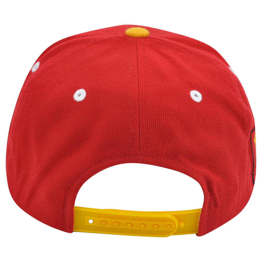 Zephyr China Country Flag Super Star Adjustable Snap Back Two Tone Red Hat Cap