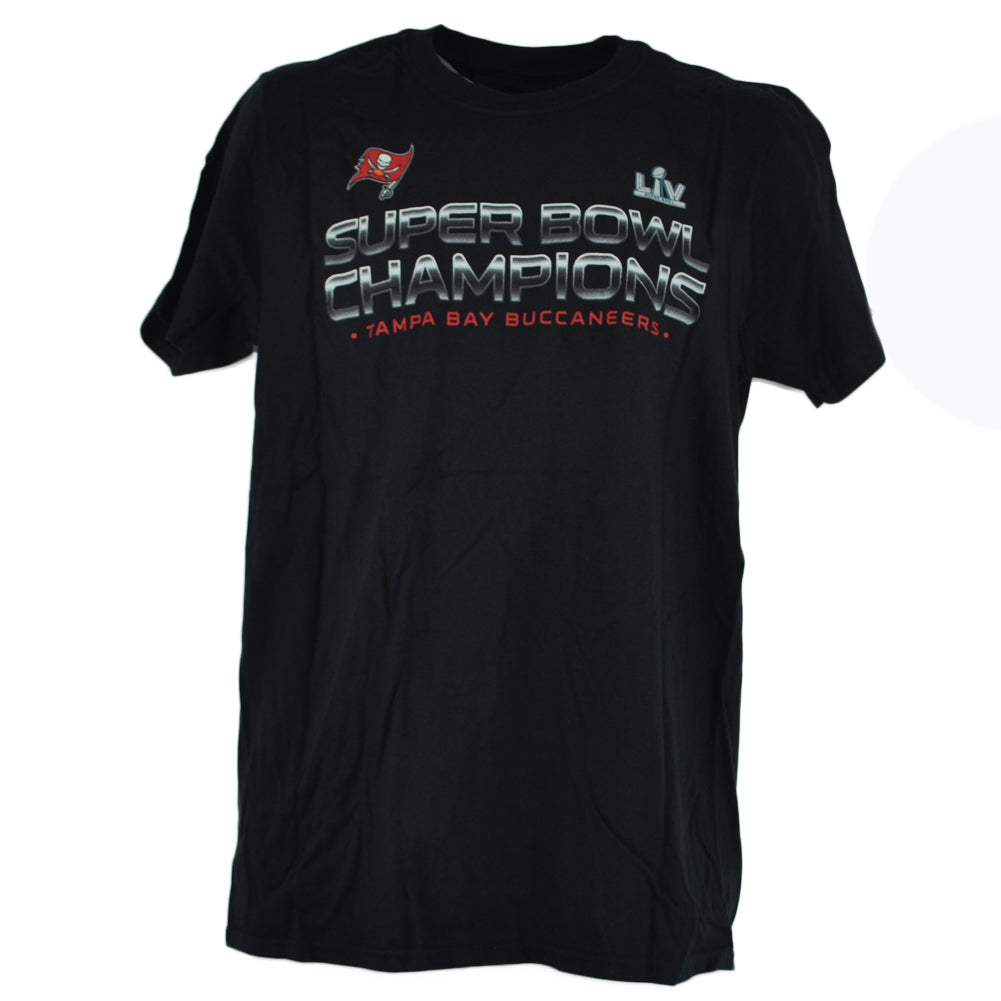 NFL Tampa Bay Buccaneers Super Bowl LV Champions Signed Adults Tshirt Tee