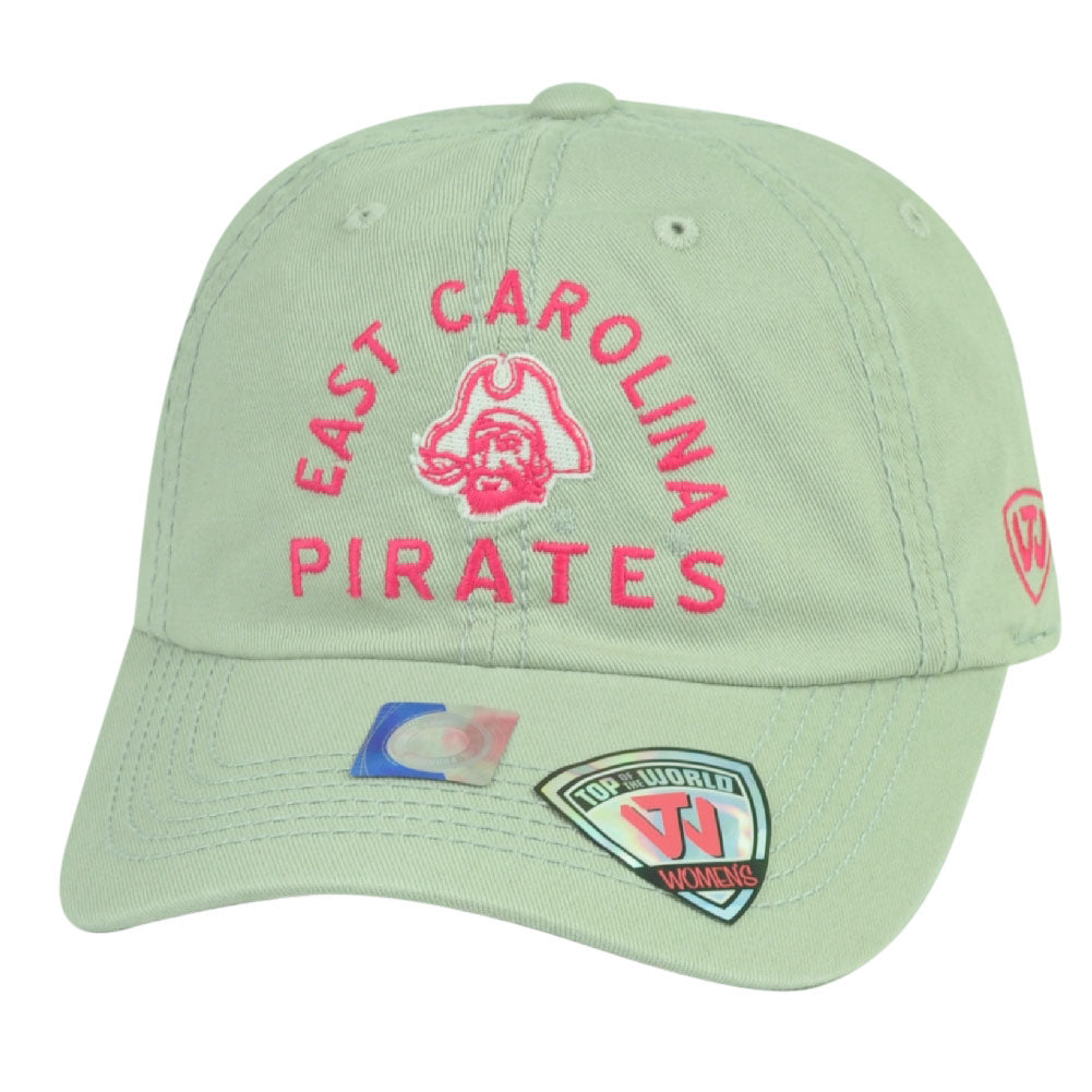 NCAA East Carolina Pirates Top of the World Womens Hat Cap Ladies Sun Buckle