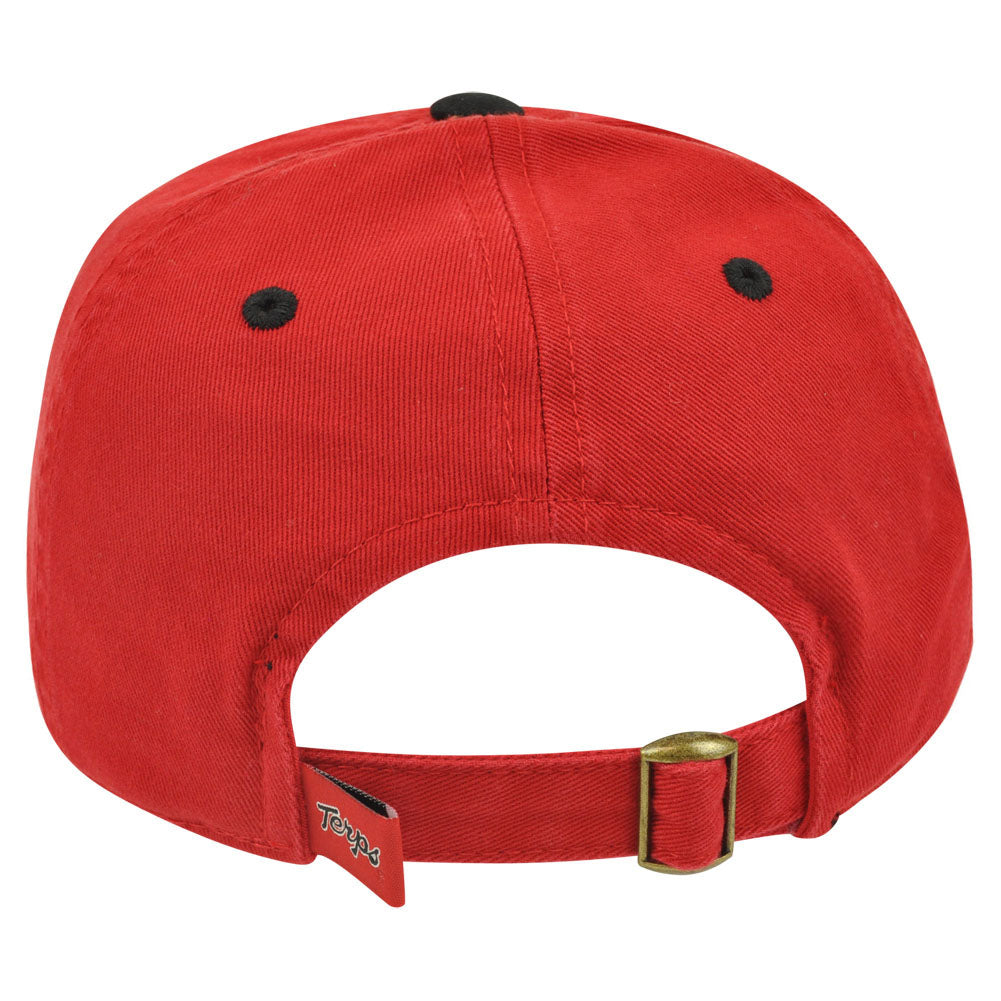 NCAA Top of World Maryland Terrapins Terps Womens Rhinestone Bling Hat Cap Red