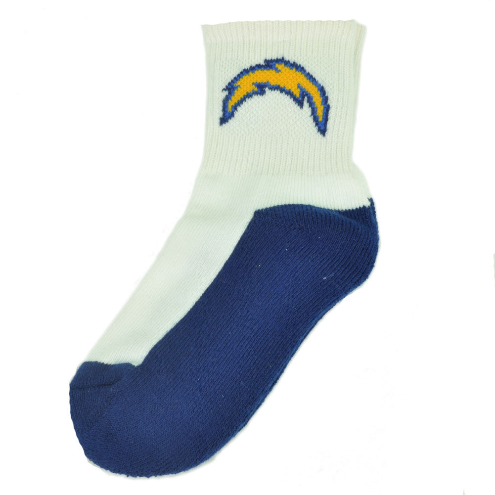 NFL San Diego Chargers Ankle Fan Socks Game Team Apparel Spirit Youth Green
